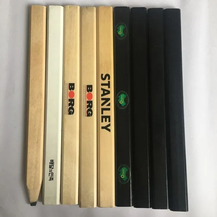 Standard Octagon Carpenter's Pencil With Logo